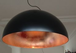 Handgemaakte koepel lamp, halve bol lamp