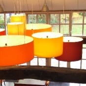 Lampenkappen met 3 fittingen in verschillende kleuren